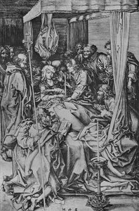 La muerte de la Virgen, c1475 de Martin Schongauer
