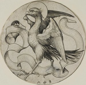 El Águila de San Juan de Martin Schongauer