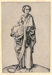 La Cuarta Virgen Necia de Martin Schongauer