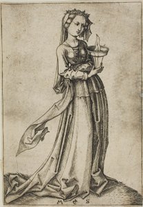 La Cuarta Virgen Sabia de Martin Schongauer