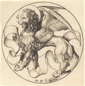 El León de San Marcos de Martin Schongauer