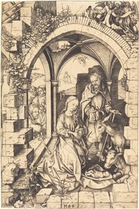 La natividad de Martin Schongauer