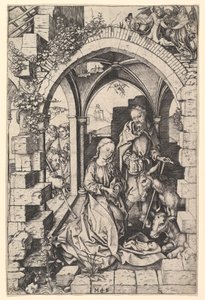 La Natividad, ca. 1435-1491 de Martin Schongauer