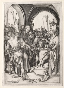 La Pasión: Cristo ante Anás de Martin Schongauer