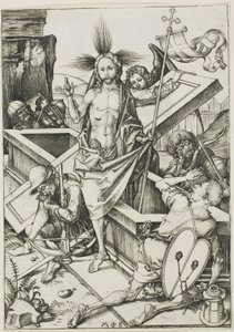 La Resurrección, de La Pasión de Martin Schongauer