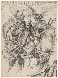 Las Tribulaciones de San Antonio de Martin Schongauer