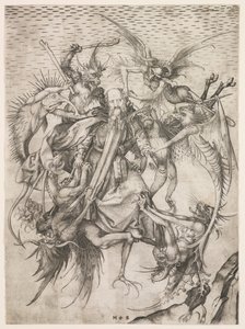 Las Tribulaciones de San Antonio de Martin Schongauer