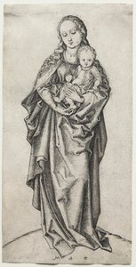 Virgen y Niño con una manzana
