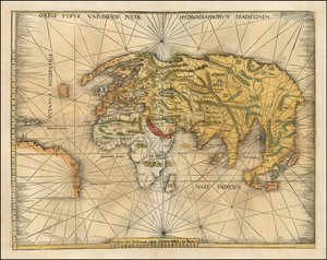 Mapa del mundo de 1513 por Martin Waldseemüller