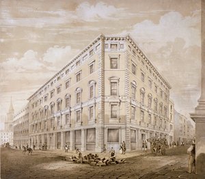 Calle Gresham, Ciudad de Londres, 1840 de Martin and Hood
