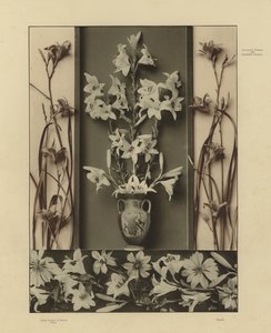 Uno de los festones y grupos decorativos de Martin Gerlach (foto en blanco y negro) de Martin senior Gerlach