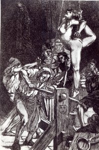 Castigo de una bruja, 1911 de Martin van Maele