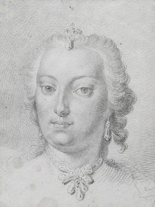 Dibujo de María Teresa de Martin van Meyten 1741