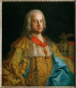 Emperador Francisco I Esteban, esposo de la emperatriz María Teresa, duque de Lorena, gran duque de Toscana ... (óleo sobre lienzo)