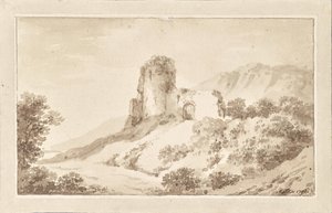 Paisaje con ruinas de Martin von Molitor