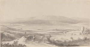 Panorama del Danubio cerca de Grinzing de Martin von Molitor