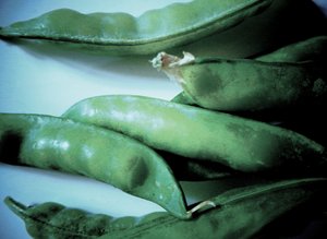 Vainas de guisantes