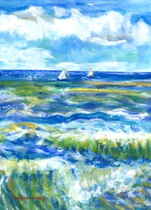 Saintes-Maries-de-la-Mer (Homenaje a Vincent van Gogh)