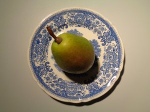 Villeroy y Boch porcelana con pera