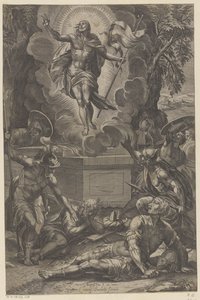 resurrección de cristo de Martino Rota