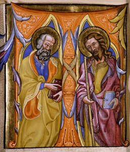 Santos Felipe y Santiago, c.1400 de Martino de Bartolomeo