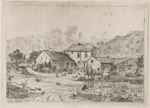 Cortijo al borde del agua