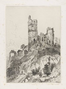 Torre del castillo de Falkenstein de Martinus Antonius Kuytenbrouwer jr.