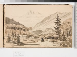 Paisaje alpino de Martinus Rørbye