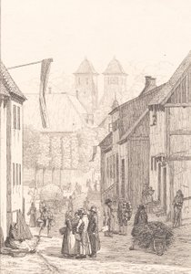 Un día de mercado en Viborg de Martinus Rørbye
