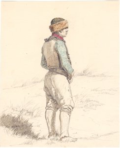 El pescador Lars Gayhede en Skagen de Martinus Rørbye
