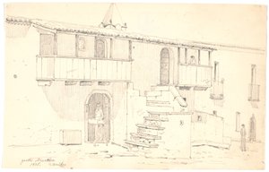 Calle en Grotta Minarda en Abruzzo de Martinus Rørbye