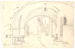 Escena callejera en Bari de Martinus Rørbye