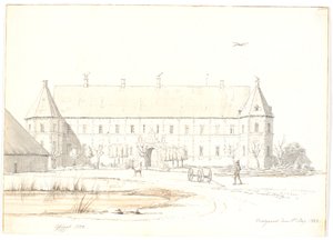 La mansión de Voergaard de Martinus Rørbye
