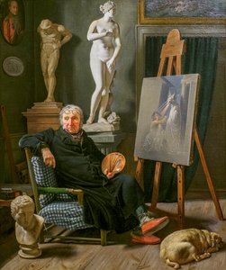 El pintor Christian August Lorentzen de Martinus Rorbye