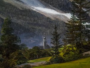 Vista de Chamonix y el Mont Blanc de Martinus Rorbye