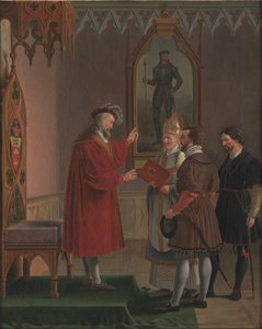 Adolfo, Duque de Schleswig-Holstein, Rechaza la Oferta de Acceder al Trono Danés. Copia de C. W. Eckersberg