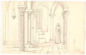 Cripta de la catedral, Otranto de Martinus Rørbye