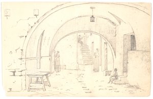 Escena callejera en Bari de Martinus Rørbye