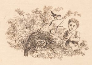Ilustración para "Cincuenta fábulas para niños" de Hey de Martinus Rørbye
