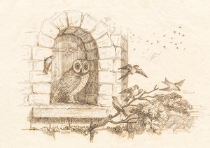 Ilustración para "Cincuenta fábulas para niños" de Hey de Martinus Rørbye