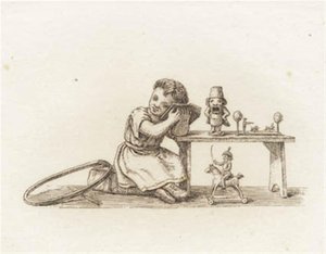 Ilustración para "Cincuenta fábulas para niños" de Hey de Martinus Rørbye