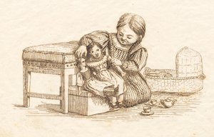 Ilustración para "Halvhundrede Fabler for Børn" de Hey de Martinus Rørbye