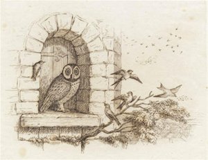 Ilustración para "Cincuenta fábulas para niños" de Hey de Martinus Rørbye