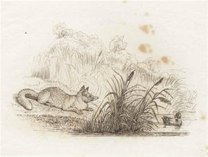 Ilustración para "Cincuenta Fábulas para Niños" de Hey de Martinus Rørbye