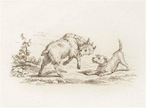 Ilustración para "Cincuenta fábulas para niños" de Hey de Martinus Rørbye