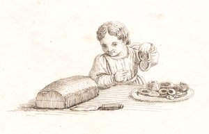 Ilustración para "Cincuenta Fábulas para Niños" de Hey de Martinus Rørbye
