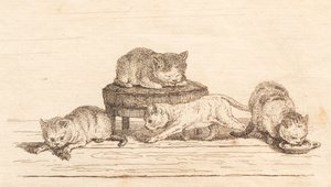 Ilustración para "Cincuenta fábulas para niños" de Hey de Martinus Rørbye