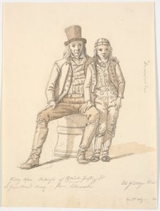 Ole Gullog y su hijo, Telemark superior de Martinus Rørbye