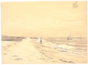 Parte de Sønderstrand, Skagen de Martinus Rørbye