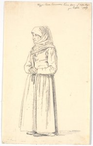 La esposa del capitán Anne Sørensen de Vesterby en Læsø